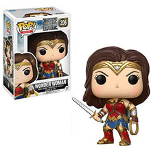 Load image into Gallery viewer, Funko POP! Heroes: DC Justice League WONDER WOMEN Figure #206 w/ Protector