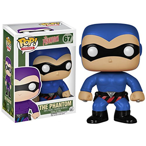 Funko POP Heroes: The Phantom - Blue Phantom Figure w/Protector