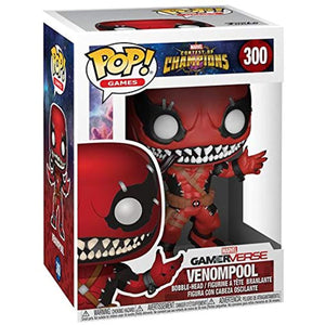 Funko Pop Games: Marvel Contest of Champions - Venompool Bobble-Head w/ Protecto