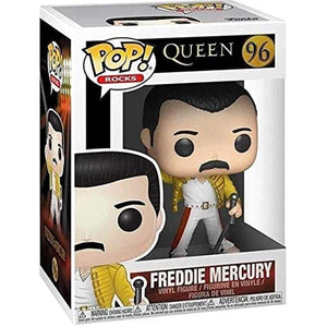 Funko POP! Rocks: Queen FREDDIE MERCURY Figure #96 w/ Protector