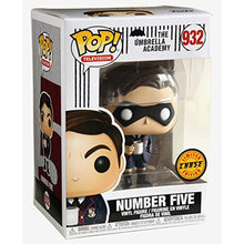 Load image into Gallery viewer, Funko POP! TV The Umbrella Academy Number Five CHASE Figure #932 w/ Protector