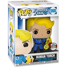 Load image into Gallery viewer, Funko POP! Marvel: Fantastic 4 HUMAN TORCH Specialty Series Figure w/ Protector