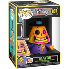 Load image into Gallery viewer, Funko Pop! Disney: The Nightmare Before Christmas - Mayor (Blacklight) w/ Protector