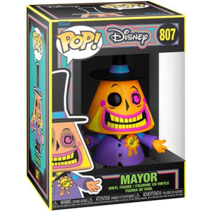 Funko Pop! Disney: The Nightmare Before Christmas - Mayor (Blacklight) w/ Protector