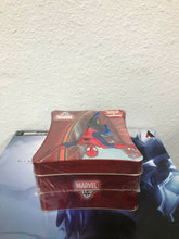 Load image into Gallery viewer, Upper Deck Marvel Definitive Super Hero TCG Booster Packs SPIDER-MAN Tin Box Set