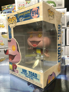 Funko Pop! Disneyland Resort 65th Anniversary Mr. TOAD Figure #814 w/ Protector