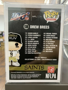 Funko POP! Football: NFL DREW BREES New Orleans Saints Figure #138 w/ –  Toystops