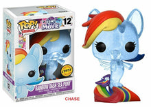 Load image into Gallery viewer, Funko POP! My Little Pony RAINBOW DASH SEA PONY Glitter Chase #12 w/ Protector