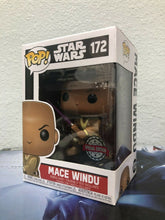 Load image into Gallery viewer, Funko POP! Star Wars MACE WINDU Special Edition Figure #172 w/ Protector