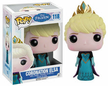 Load image into Gallery viewer, Disney Frozen Funko POP! Movies Coronation Elsa Vinyl Figure #118 w/ Protector