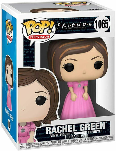 Funko POP! TV: Friends RACHEL GREEN in Pink Dress Figure #1065 DAMAGE BOX