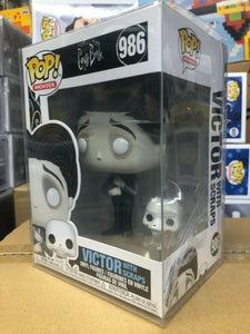 Funko POP! Movies: Corpse Bride VICTOR with Scraps Figure #986 w/ Protector