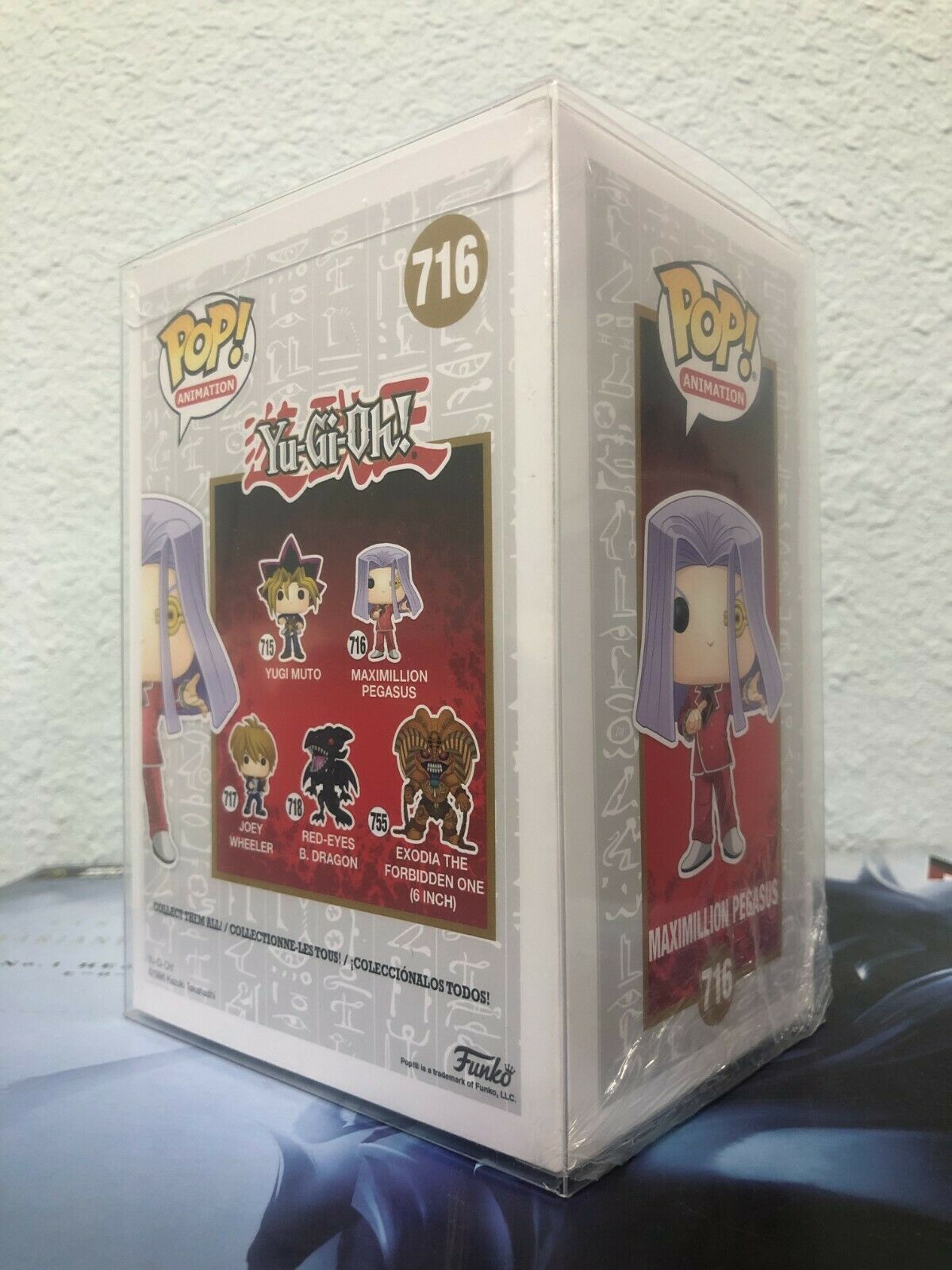 Funko POP! Anime: Yu-Gi-Oh! MAXIMILLION PEGASUS Figure #716 w