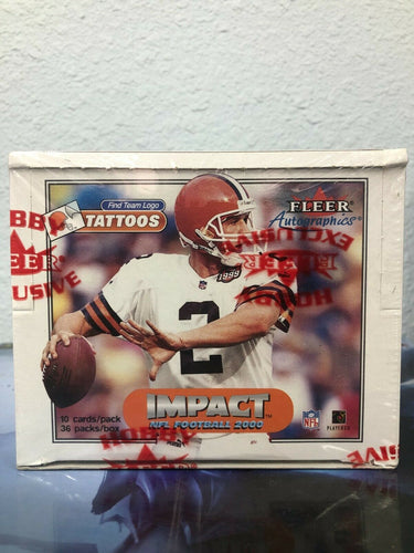 2000 Fleer Impact NFL Football Exclusive Hobby Box NEW/SEALED