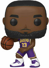 Load image into Gallery viewer, Funko POP! NBA Lakers Lebron James Away Jersey Figure #66 DAMAGE BOX