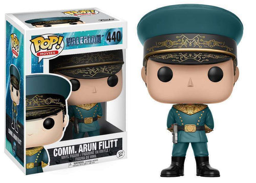 Funko POP! Movies: Valerian Comm. ARUN FILITT Figure #440 MINOR DAMAGE BOX