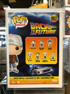 Funko POP! Movies: Back to the Future MARTY in FUTURE OUTFIT #962 w/ Protector