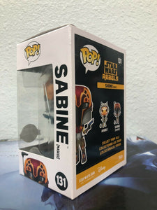 Funko POP! Star Wars Rebels SABINE in Mask Special Edition #131 w/ Protector