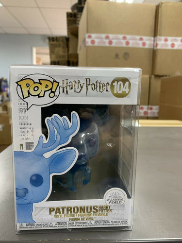 FUNKO POP! HARRY POTTER: Patronus Harry Figure Toy with Protector