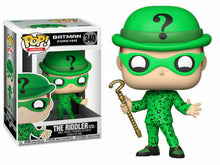 Load image into Gallery viewer, Funko POP! Heroes: Batman Forever RIDDLER Jim Carey Figure # 340 w/Protector