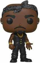 Load image into Gallery viewer, Funko POP! Rocks TUPAC SHAKUR in Vest with Bandana Figure #158 w/ Protector
