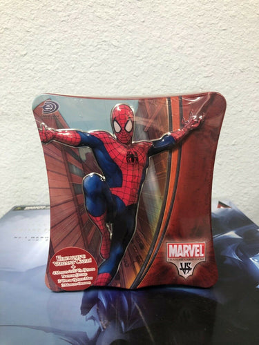 Upper Deck Marvel Definitive Super Hero TCG Booster Packs SPIDER-MAN Tin Box Set