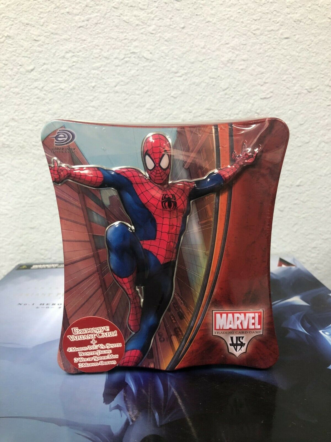 Upper Deck Marvel Definitive Super Hero TCG Booster Packs SPIDER-MAN T Toystops Upper Deck Marvel Definitive Super Hero TCG Booster Packs SPIDER-MAN T Toystops