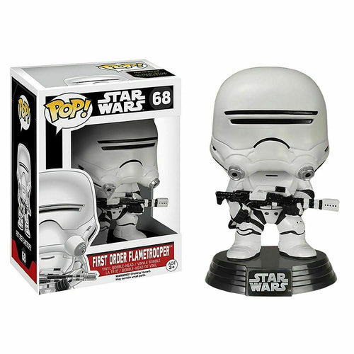 Funko POP! Star Wars FIRST ORDER FLAMETROOPER Figure #68 DAMAGE BOX