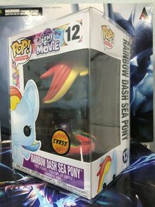 Funko POP! My Little Pony RAINBOW DASH SEA PONY Glitter Chase #12 w/ Protector