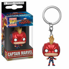 Load image into Gallery viewer, Funko Pop Keychain Marvel Captain Marvel Masked Vinyl Figure