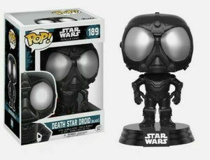 Funko POP! Star Wars: Rouge One DEATH STAR DROID Black Figure #189 DAMAGE BOX