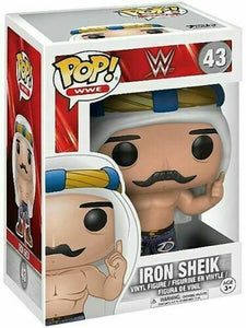 Funko POP! WWE: IRON SHEK Figure #43 DAMAGE BOX