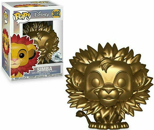 Funko POP! Disney: The Lion King SIMBA Gold Special Edition #302 DAMAGE BOX