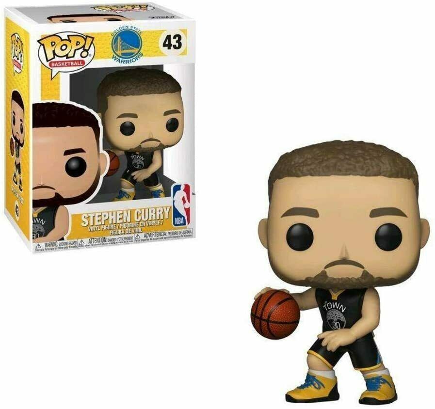 Funko POP! NBA Warriors STEPHEN CURRY Figure #43 w/ Protector – Toystops