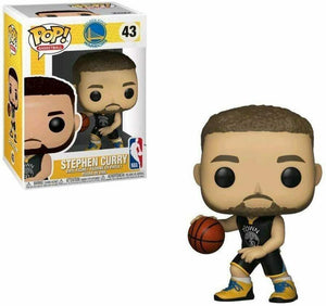 Funko POP! NBA Warriors STEPHEN CURRY Figure #43 w/ Protector