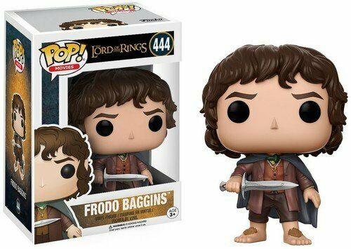 Funko POP! Movies Lord of the Rings FRODO BAGGINS Figure #444 w/ Protector