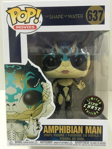 Funko - POP Movies: Shape of Water Amphibian Man #637 LIMITED CHASE EDITION NEW