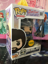 Load image into Gallery viewer, Funko POP! TV: Bob Ross BOB ROSS and HOOT Chase Figure #561 w/ Protector