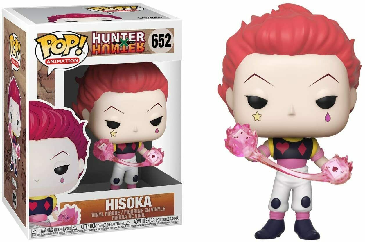 Funko POP! Anime: Hunter X Hunter HISOKA Figure #652 w/ Protector