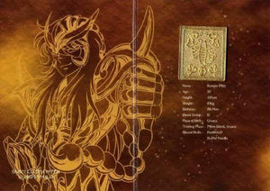 Bandai Saint Seiya Cloth Myth Gold of Scorpio Milo Metal Plate Original Version