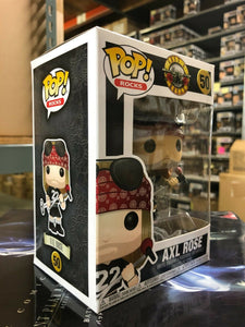 Funko POP! Rocks: Guns N Roses AXL ROSE Figure #50 w/ Protector