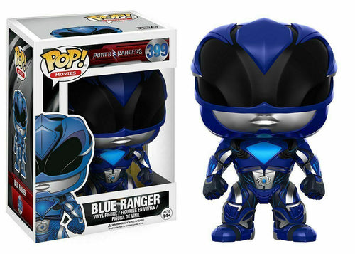 Funko POP! Movies: Power Rangers BLUE RANGER Figure #399 DAMAGE BOX
