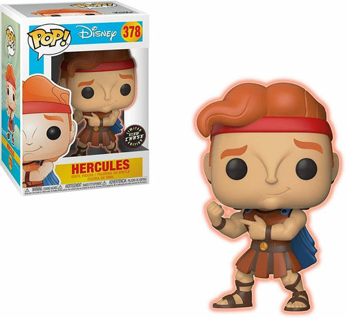 Funko POP! Disney: Hercules HERCULES GITD CHASE Figure #378 w/ Protector