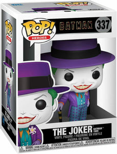 Funko POP! Heroes: Batman THE JOKER Figure #337 DAMAGE BOX
