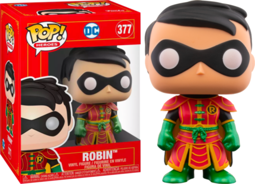 Funko POP! Heroes: DC Imperial Palace ROBIN Figure #377 DAMAGE BOX