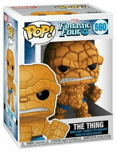 Funko POP! Marvel Fantastic Four THE THING Figure #560 w/ Protector