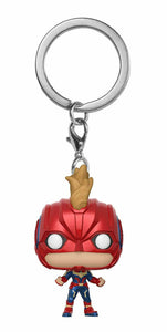 Funko Pop Keychain Marvel Captain Marvel Masked Vinyl Figure