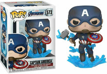 Load image into Gallery viewer, Funko POP! Marvel: Avengers Endgame CAPTAIN AMERICA Figure #573 w/ Protector