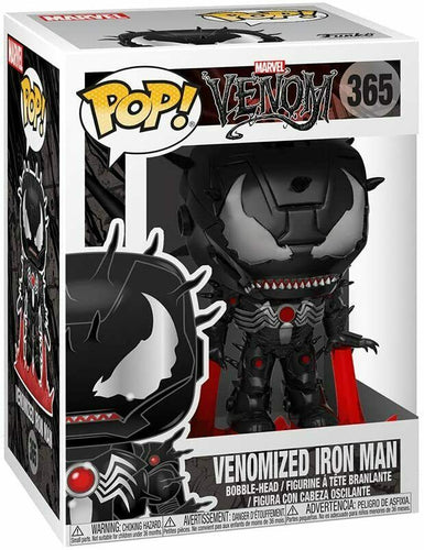 Funko POP! Marvel: Venom VENOMIZED IRON MAN Figure #365 w/ Protector