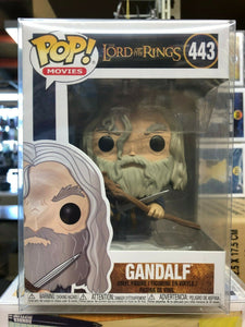 Funko POP! Movies: The Lord of the Rings GANDALF Figure #443 w/ Protector